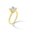 Thumbnail Image 2 of 2 CT. Princess-Cut Certified Lab-Created Diamond Solitaire Engagement Ring in 14K Two-Tone Gold (F/VS2)