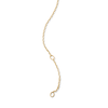 Thumbnail Image 3 of 1/10 CT. T.W. Diamond “love” Necklace in 10K Gold - 17”