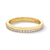 Thumbnail Image 1 of 1/3 CT. T.W. Certified Lab-Created Diamond Double Row Band in 10K Gold (F/VS2)