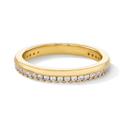 1/3 CT. T.W. Certified Lab-Created Diamond Double Row Band in 10K Gold (F/VS2)