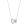 Thumbnail Image 2 of 1/10 CT. T.W. Diamond Puzzle Necklace in Sterling Silver