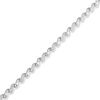 Thumbnail Image 3 of Diamond Accent Alternating San Marco Chain Necklace in Sterling Silver