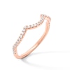 Thumbnail Image 2 of 1/5 CT. T.W. Certified Lab-Created Diamond Contour Anniversary Band in 14K Rose Gold (F/SI2)