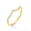 Thumbnail Image 2 of 1/5 CT. T.W. Certified Lab-Created Diamond Contour Anniversary Band in 14K Gold (F/SI2)