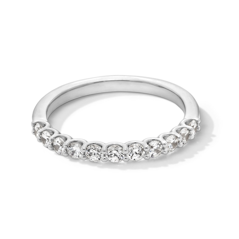 Main Image 1 of 1/2 CT. T.W. Certified Lab-Created Diamond Anniversary Band in 14K White Gold (I/SI2)