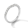 Thumbnail Image 2 of 1/2 CT. T.W. Certified Lab-Created Diamond Contour Anniversary Band in 14K White Gold (I/SI2)