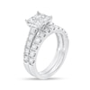 Thumbnail Image 2 of 1-7/8 CT. T.W. Quad Princess-Cut Diamond Bridal Set in 14K White Gold