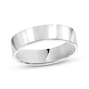 Thumbnail Image 1 of 6.0mm Engravable Pipe Cut Comfort-Fit Wedding Band in 10K White Gold (1 Line)