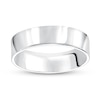 Thumbnail Image 2 of 6.0mm Engravable Pipe Cut Comfort-Fit Wedding Band in 10K White Gold (1 Line)