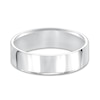 Thumbnail Image 3 of 6.0mm Engravable Pipe Cut Comfort-Fit Wedding Band in 10K White Gold (1 Line)