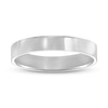 Thumbnail Image 2 of 4.0mm Engravable Pipe Cut Comfort-Fit Wedding Band in 10K White Gold (1 Line)