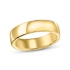 Thumbnail Image 1 of 6.5mm Engravable Euro Comfort-Fit Wedding Band in 10K Gold (1 Line)