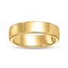 Thumbnail Image 2 of 6.5mm Engravable Euro Comfort-Fit Wedding Band in 10K Gold (1 Line)