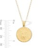 Thumbnail Image 3 of Saint Christopher Medal Pendant in 10K Gold