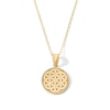 Thumbnail Image 1 of Flower of Life Medallion Pendant in 10K Gold