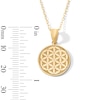 Thumbnail Image 4 of Flower of Life Medallion Pendant in 10K Gold