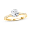 Thumbnail Image 1 of 1-1/3 CT. T.W. Certified Lab-Created Diamond Engagement Ring in 14K Gold (F/SI2)