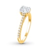 Thumbnail Image 2 of 1-1/3 CT. T.W. Certified Lab-Created Diamond Engagement Ring in 14K Gold (F/SI2)