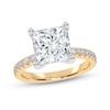 Thumbnail Image 1 of 2-1/4 CT. T.W. Princess-Cut Certified Lab-Created Diamond Engagement Ring in 14K Gold (I/SI2)