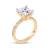 Thumbnail Image 2 of 2-1/4 CT. T.W. Princess-Cut Certified Lab-Created Diamond Engagement Ring in 14K Gold (I/SI2)