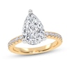 Thumbnail Image 1 of 2-1/4 CT. T.W. Pear-Shaped Certified Lab-Created Diamond Engagement Ring in 14K Gold (I/SI2)