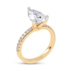 Thumbnail Image 2 of 2-1/4 CT. T.W. Pear-Shaped Certified Lab-Created Diamond Engagement Ring in 14K Gold (I/SI2)