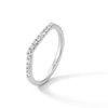 Thumbnail Image 3 of 1/4 CT. T.W. Certified Lab-Created Diamond Contour Band in 14K White Gold (F/SI2)