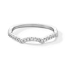 Thumbnail Image 1 of 1/5 CT. T.W. Certified Lab-Created Diamond Contour Band in 14K White Gold (I/SI2)