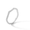 Thumbnail Image 3 of 1/5 CT. T.W. Certified Lab-Created Diamond Contour Band in 14K White Gold (I/SI2)