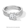 Thumbnail Image 5 of 1/5 CT. T.W. Certified Lab-Created Diamond Contour Band in 14K White Gold (I/SI2)