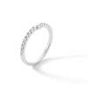 Thumbnail Image 3 of 1/4 CT. T.W. Certified Lab-Created Diamond Contour Band in 14K White Gold (I/SI2)