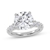 Thumbnail Image 1 of 3-3/4 CT. T.W. Certified Lab-Created Diamond Graduated Shank Engagement Ring in 14K White Gold (I/SI2)