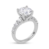 Thumbnail Image 2 of 3-3/4 CT. T.W. Certified Lab-Created Diamond Graduated Shank Engagement Ring in 14K White Gold (I/SI2)