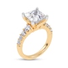 Thumbnail Image 3 of 3-3/4 CT. T.W. Princess-Cut Certified Lab-Created Diamond Graduated Shank Engagement Ring in 14K Gold (I/SI2)