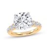 Thumbnail Image 1 of 3-3/4 CT. T.W. Certified Lab-Created Diamond Graduated Shank Engagement Ring in 14K Gold (I/SI2)