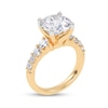 Thumbnail Image 2 of 3-3/4 CT. T.W. Certified Lab-Created Diamond Graduated Shank Engagement Ring in 14K Gold (I/SI2)