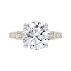 Thumbnail Image 3 of 3-3/4 CT. T.W. Certified Lab-Created Diamond Graduated Shank Engagement Ring in 14K Gold (I/SI2)