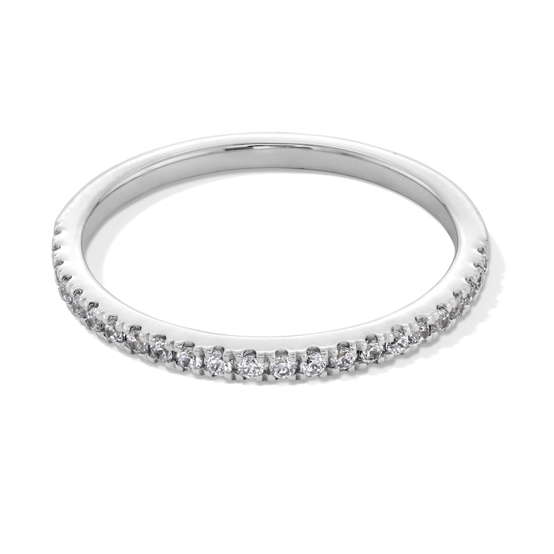 Main Image 1 of 1/6 CT. T.W. Certified Lab-Created Diamond Band in 14K White Gold (F/SI2)