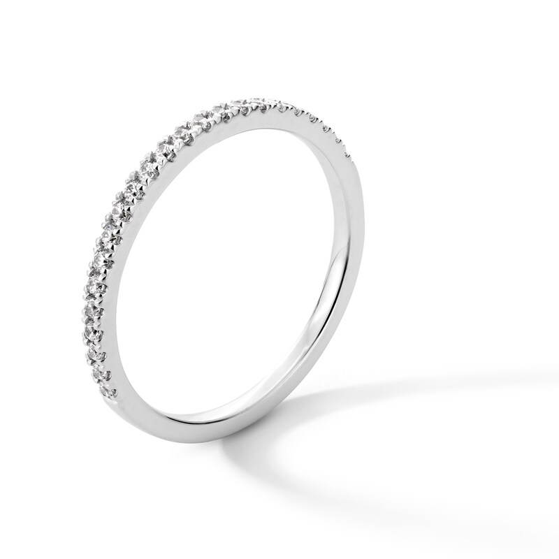 Main Image 3 of 1/6 CT. T.W. Certified Lab-Created Diamond Band in 14K White Gold (F/SI2)