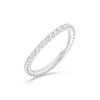 Thumbnail Image 1 of Enchanted Star 1/2 CT. T.W. Certified Lab-Created Diamond Anniversary Band in 14K White Gold (F/VS2)