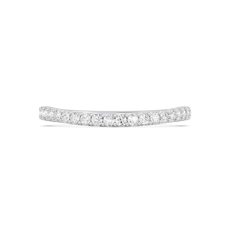 Main Image 3 of Enchanted Star 1/2 CT. T.W. Certified Lab-Created Diamond Anniversary Band in 14K White Gold (F/VS2)