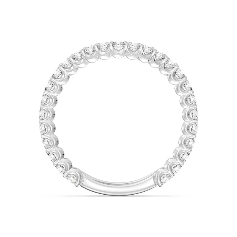 Main Image 2 of Enchanted Star 3/4 CT. T.W. Certified Lab-Created Diamond Contour Anniversary Band in 14K White Gold (F/VS2)