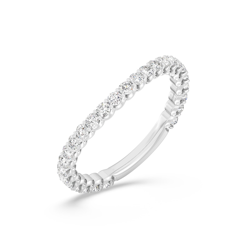 Main Image 1 of Enchanted Star 3/4 CT. T.W. Certified Lab-Created Diamond Anniversary Band in 14K White Gold (F/VS2)