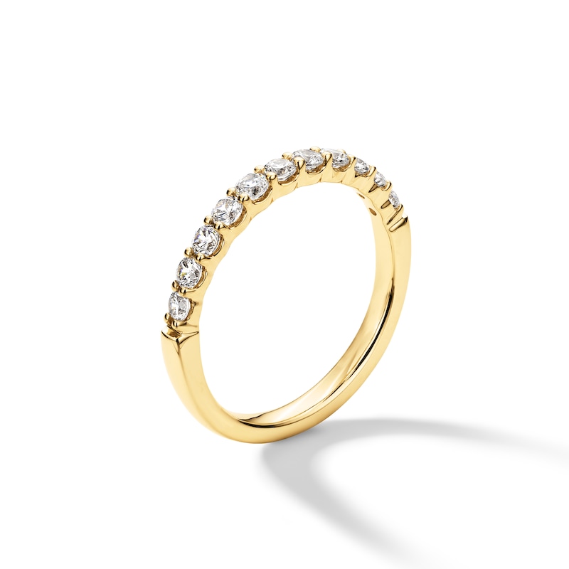 Main Image 2 of 1/2 CT. T.W. Certified Lab-Created Diamond Band in 14K Gold (I/SI2)