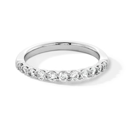 1/2 CT. T.W. Certified Lab-Created Diamond Band in 14K White Gold (I/SI2)