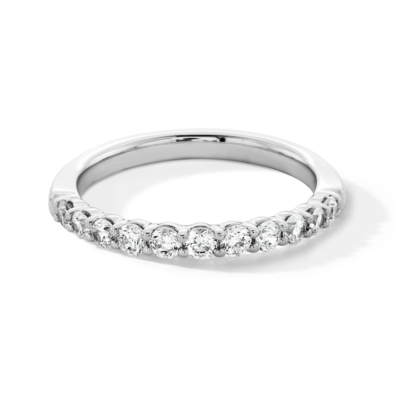 Main Image 1 of 1/2 CT. T.W. Certified Lab-Created Diamond Band in 14K White Gold (I/SI2)