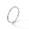 Thumbnail Image 3 of 1/5 CT. T.W. Certified Lab-Created Diamond Band in 14K White Gold (I/SI2)