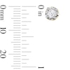 Thumbnail Image 3 of 1/4 CT. T.W. Diamond Miracle Solitaire Bubble Stud Earrings in 10K Gold (J/I3)