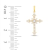 Thumbnail Image 2 of 1/5 CT. T.W. Diamond Tri-Ends Cross Pendant in 10K Gold