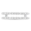 Thumbnail Image 3 of 1/4 CT. T.W. Baguette and Round Diamond Solitaire Enhancer in 10K White Gold